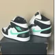thumbnail image 2 of NIB Men N I-K-E A i r-Jor-dan 1 Mid Shoes White Green Glow Black DQ8426 103, 2 of 6