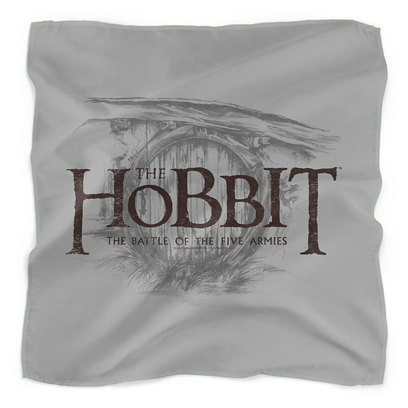 The Hobbit Door Logo Bandana (21 in x 21 in)