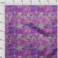 thumbnail image 3 of oneOone Polyester Spandex Lime Green Fabric Leaves Diy Clothing Quilting Fabric Print Fabric By Yard 56 Inch Wide, 3 of 6