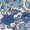 Blue Ditsy Floral Print, variant on Tutolipy Blue Floral Vine Women's Shirt, Linen-Like Linen-Look Imitation Linen Blouse Linen-Style Women’s Tops for Vacation Spring, Size Large