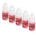 5pcs Nail Tips Glue Quickly Drying Fine Brush Nail Art Adhesive Glue