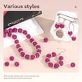 thumbnail image 2 of Cuentas de Piedras Brillantes TINKRSTUFF 160 piezas 10 mm Fucsia, 2 of 6