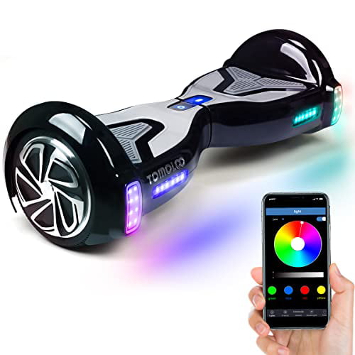 TOMOLOO Hoverboard Bluetooth Speaker UL2272 Certified Self Balancing Electric Scooter Hoverboard with LED Lights for Kids and Adult 