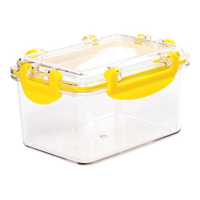 facefd Girls' INS Scellé Stockage Transparent Mini Boîte de Rangement Salade Snacks Fruits Conservation Boîte de Bureau Stockage et Organisation