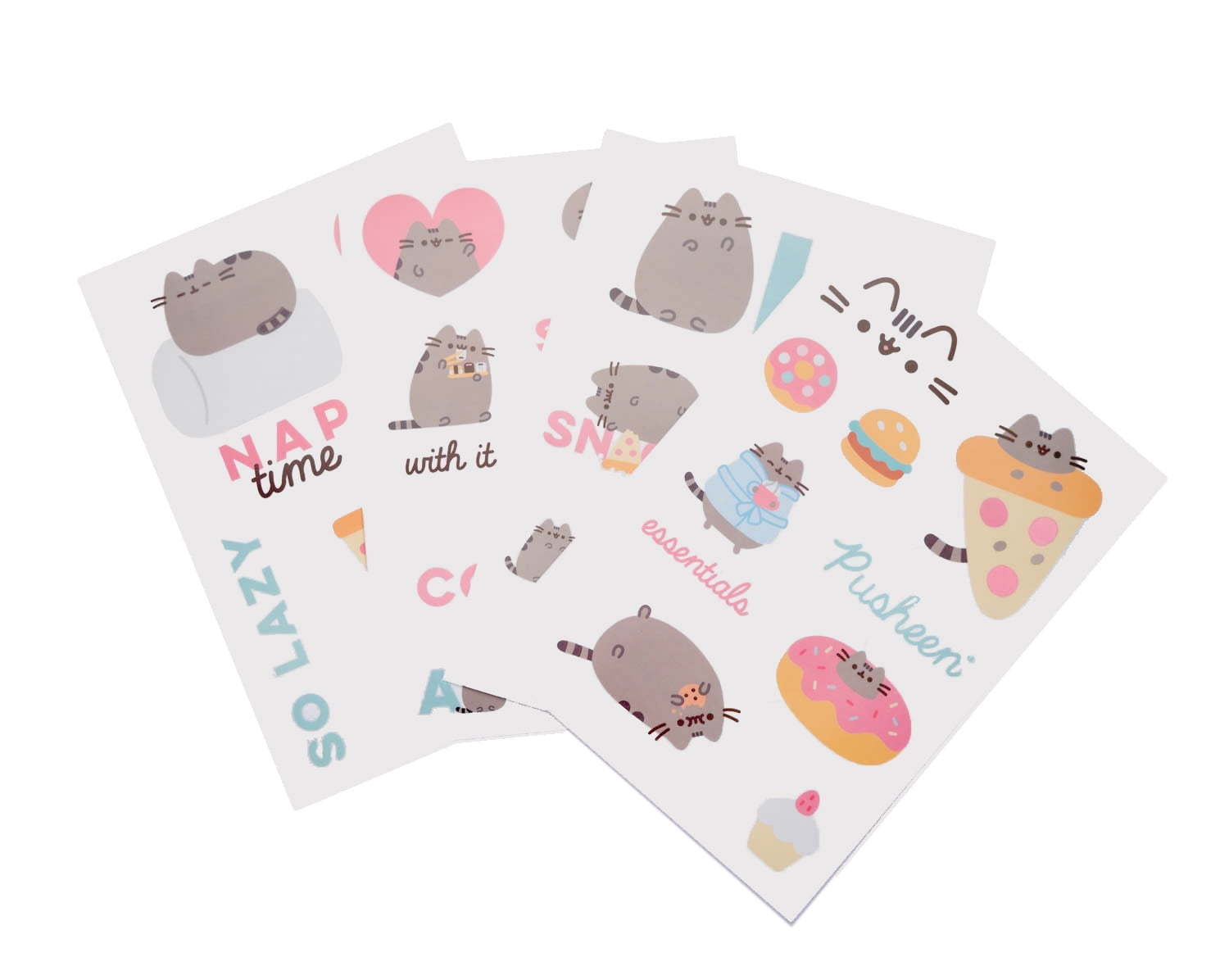 Kawaii Stickers - Pusheen Foodie Collection Stickers Gadget Decals -  Waterproof and Reusable Stickers - Pusheen Gift - Pusheen Stickers - Vinyl  Stickers For Kids - Stickers For Laptop 