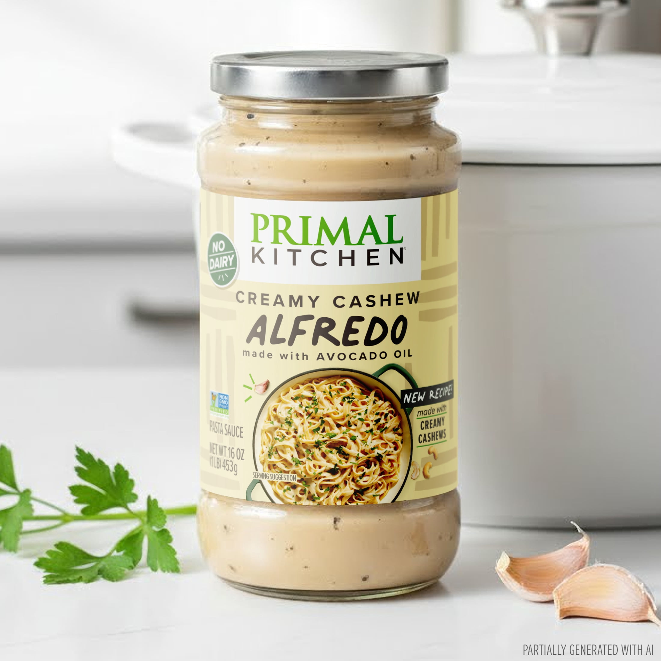 Primal Kitchen Creamy Cashew Alfredo, 16 oz