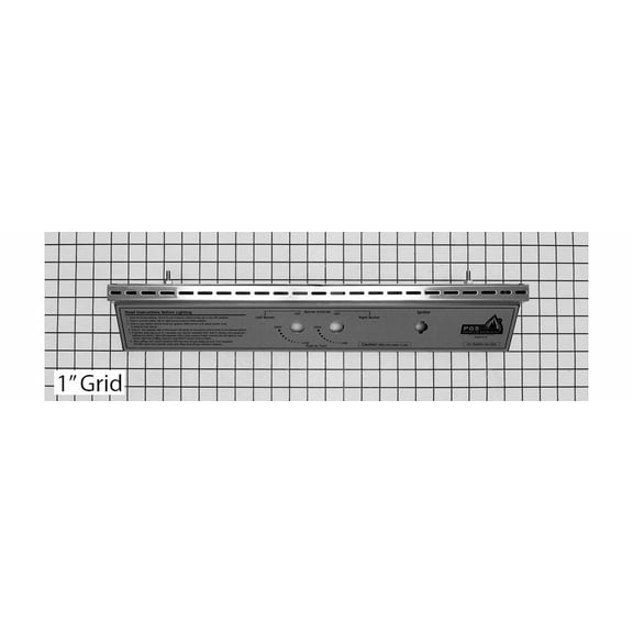 PGS STAINLESS STEEL CONTROL PANEL A140151
