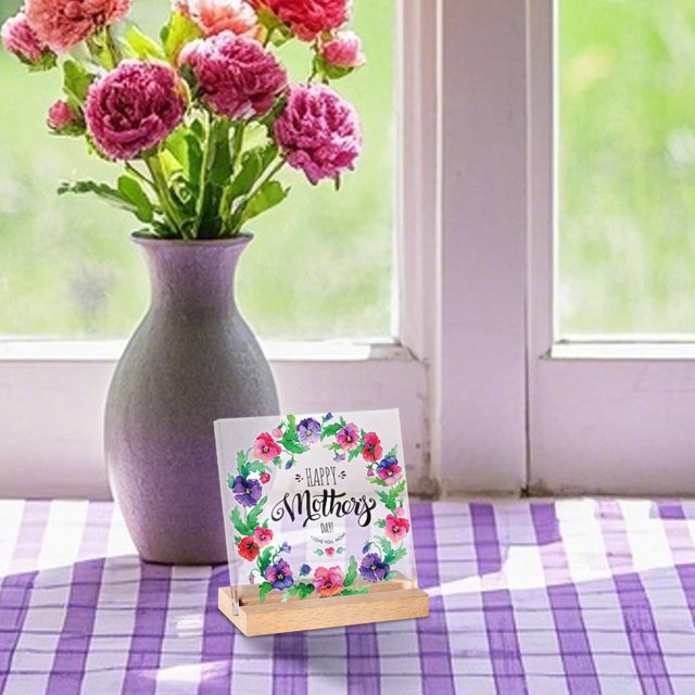 Hbdhejl Day Themed Acrylic Table Decoration