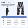 thumbnail image 4 of Sikiie Sharks In Sunglasses Mens Pajama Pants Sleep & Lounge Pants, PJ Bottoms With elastic waistb and Pockets Large, 4 of 6