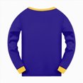 thumbnail image 5 of NOLDARESToddler Christmas Pajamas Pjs Set Boys Girls 2pcs Nightwear Long Sleeve Sleepwear Sets Xmas Jammies X106-Blue, 5 of 5