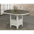 thumbnail image 4 of Baltimore 5-Piece Counter Set, White/Espresso, 4 of 7