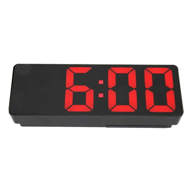 Reloj Despertador Digital, Hermoso Reloj LED Multifuncional Pantalla Digital De Temperatura 2 Métodos De Carga Para Dormitorio