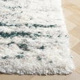 thumbnail image 3 of SAFAVIEH Fontana Darian Abstract Shag Area Rug, Ivory/Green, 9' x 12', 3 of 7
