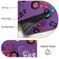 thumbnail image 2 of Cartoon Tractor Area Rug 4x6 Washable Rug Non Slip Cute Beep Car Digger Shovel Truck Purple Large Area Rug Indoor Floor Carpet for Entryway Bedroom Kitchen Living Room Home Office Dining Room Nursery, 2 of 8