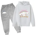 thumbnail image 3 of Traje de moda urbana Cinnamoroll para primavera y otoño para niños y niñas, jersey deportivo para niños y pantalones deportivos, chándal deportivo, 3 of 5