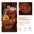 thumbnail image 3 of 2 piezas Cubo para pedir dulces de Halloween con asa Linda canasta de dulces tejida con cuerda de algodón de Halloween Bolsa Cesta de almacenamiento de calabaza, 3 of 5