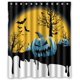 thumbnail image 1 of ABPHQTO Felicidad en la noche de Halloween Cortina de ducha Cortina de ducha impermeable 150x180 cm, 1 of 2