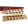 Classic Games Collection Deluxe Wood Mancala With Glass Beads