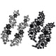 thumbnail image 1 of 2 Pares de Apliques de de Encaje Veneciano con de Flor de Espejo Negro, 1 of 9