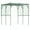 Green, variant on Outsunny Garden Arch Trellis, 7.3 FT Tall Cucumber Trellis, Black