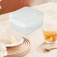 thumbnail image 5 of YIKA Tupperware Container Outdoor Salad Bento Box Microwave Heatable Plastic Lunch Box Worker Loss Lunch Box Box Fruit Container Kitchen Storage White, 5 of 6