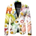 thumbnail image 3 of RTKFRFL Men's Easter Suit Set 2 Piece Festive Holiday Outfit Slim Fit Blazer Jacket and Matching Trousers Funny Graphic Print Party Suit for Spring Celebrations Size Small to 3XL, 3 of 4