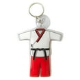 thumbnail image 2 of PVC Keychain Taekwondo Key Chain Ornament Creative Pendant Key Holder Bag Charms for Backpack Handbag Decor Key Accessories Taekwondo Gifts Red, 2 of 8