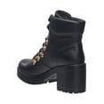 thumbnail image 2 of C&C California Women's Pixie Heeled Lug Sole Combat Boots in Black Size 7, 2 of 6