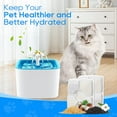 MyfatBOSS Cat Water Fountain Filter, 8 Pack Replacement Filters Fit for