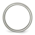 thumbnail image 2 of Chisel Titanium Polished 5mm Half Round Band, 2 of 7
