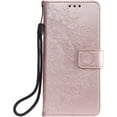 thumbnail image 4 of Mandala Phone Cover for iPhone11 6.1, Ultra Slim Flip Case with Card Slot, Magnetic Closure, Embossing PU Leather Case with Stand Function and Lanyard, Foldable Motif-Rose Gold, 4 of 13
