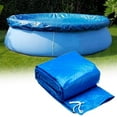 thumbnail image 1 of Cubierta de piscina redonda de 183 cm, cubierta de piscina redonda para piscinas inflables, cubierta solar para piscinas de estructura redonda, cubiertas de piscina inflables, cubiertas de manta para, 1 of 5