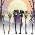 thumbnail image 6 of Happy Date One Pair Halloween Plastic Skeleton Arm, Halloween Decoration Skeleton Hands Arm Yard Lawn Stake, Simulation Human Body Plastic Skeleton, 6 of 8