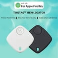 thumbnail image 3 of YOPTOP Bluetooth-compatible Smart Tag Mini GPS Tracker Locator Anti-lost iTag for Elderly Children Key Wallet Pets Finder,black, 3 of 10