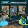 thumbnail image 6 of ALILYY Leaf Blower Cordless Blower with 2×4.0Ah Batteries 450CFM Variable Speed Handheld Leaf Blower for Patio,Lawn,Yard,Snow Blowing,Dust,Sawdust,Green, 6 of 11