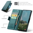 thumbnail image 3 of CaseMe Leather For Samsung Galaxy A57 5G Wallet Case with RFID Blocking, For Samsung Galaxy A57 5G Case Wallet for Women Men Card Holder Magnetic Clasp Kickstand Folio Case,Green,For Galaxy A57 5G, 3 of 11