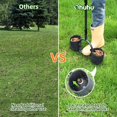 thumbnail image 3 of Core Aerator Lawn Tool, 39-Inch Manual Plug Coring Tool Grass Aerator with Storage Bags & Cleaning Tool Aerate Lawn Tools Yard Aeration Tool Garden Tool for Compact Soil Black, 3 of 5