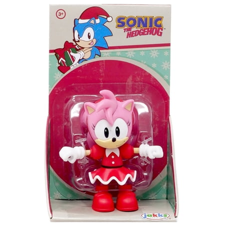 Jakks Pacific Sonic The Hedgehog Kids Amy Action Figures, Holidays, 2.5"