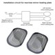thumbnail image 5 of Car Side Wing Mirror Heating Pad DC 12V Universal Rearview Mirror Mist Demister Quick Warm Mirrors Defogger, 5 of 5