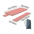 thumbnail image 3 of Picnic Table Cover with Bench Covers, 3pcs Set Outdoor Waterproof Picnic Tablecloth with Elastic Edges, 72x30 Inches, Red, 3 of 9