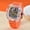 orange, variant on Fashion Trend Quartz Watch Men's Transparent Colorful Barrel-Shaped Men's Watch