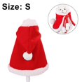 thumbnail image 2 of Trajes navideños para gatos, capa navideña suave y gruesa con sombrero, perro y gato navideño, 2 of 5