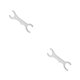 thumbnail image 1 of Ounissouiy Wear-resistant Beer Wrench Stainless Steel Wrench Bar Spanner Rustproof Beer Coupler Tower Durable Waterproof Tool Como se muestra 2Conjunto, 1 of 6