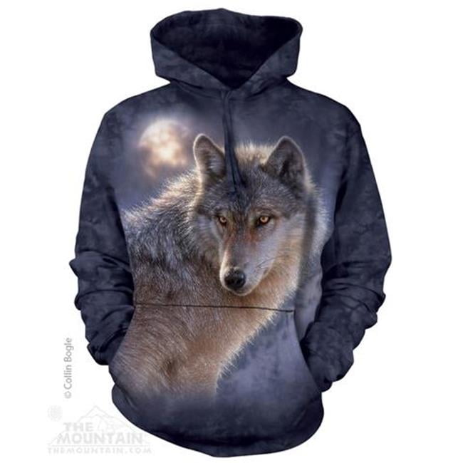 Blue and red wolf hoodie online