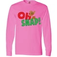 thumbnail image 3 of Inktastic Oh Snap Long Sleeve T-Shirt, 3 of 5