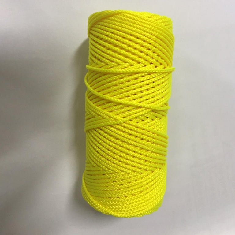 Scuba Diving Reel Line - High Visible and High Performance Polyester Cord Rope for Underwater Activities - Multi Purpose - Various Sizes 83M, Yellow