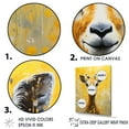 thumbnail image 3 of Designart "Modern Art Vibrant Caprine Likeness" Animals Goat Canvas Prints, 3 of 7