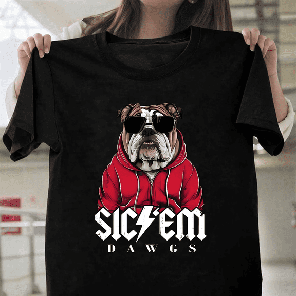 Sci em Dawgs Georgia Football Sports Team Fan Apparel Unisex T-Shirt, up to size 3XL.