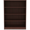 thumbnail image 3 of Lorell, LLR99784, Mahogany Laminate Bookcase, 1 Each, Mahogany, 3 of 4