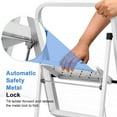 thumbnail image 2 of Simpli-Magic Folding Ladder 3-Step Foldable Step Stool with Anti-Slip Pedal, White, 2 of 6